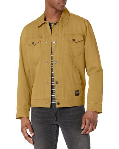 Lucky Brand X Yellowstone Denim Chore Men's Large Jacket Lined Limited Edition