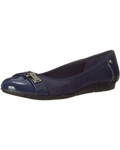 Anne klein sport cheap able fabric ballet flat