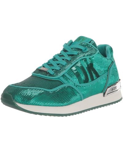 DKNY Sequin Slip On Comfort Sneaker - Green