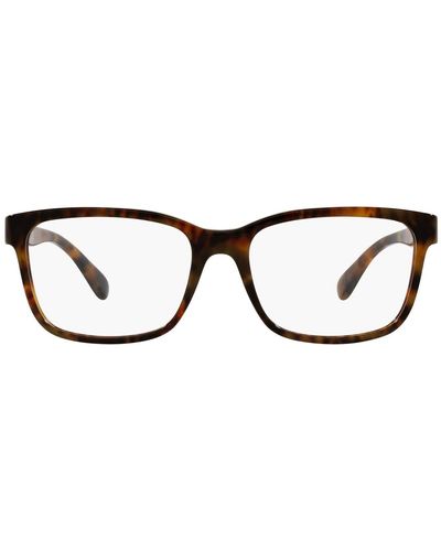 Ralph By Ralph Lauren Rl6214 Square Prescription Eyewear Frames - Black
