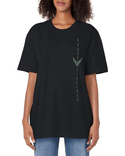 Dune Dune House Atreides Tech Logo Adult Oversized Vintage T-shirt - Black
