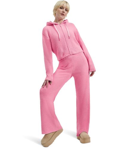 UGG Hana Zip Hoodie Sweater - Pink