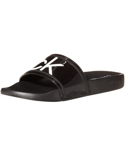 Calvin Klein Leather sandals for Men | Online Sale up to 70% off | Lyst
