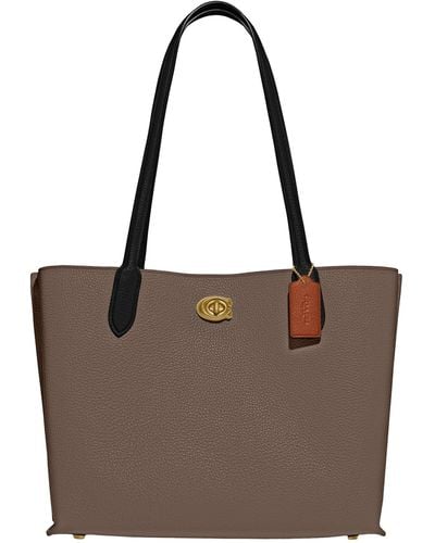 COACH Willow Tote - Brown