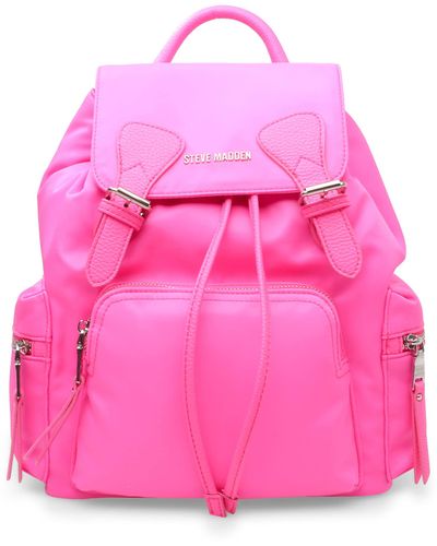 Steve Madden Wild Nylon Backpack - Pink
