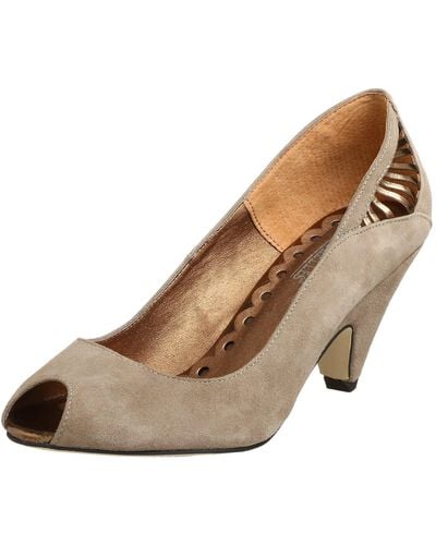 Seychelles Compliments Of The Chef Peep Toe Pump,clay,9.5 M Us - Brown