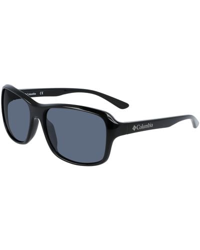 Columbia Bristol Mills Polarized Rectangular Sunglasses - Black