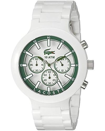 Lacoste 2010762 .12.12 White Watch With Textured Band