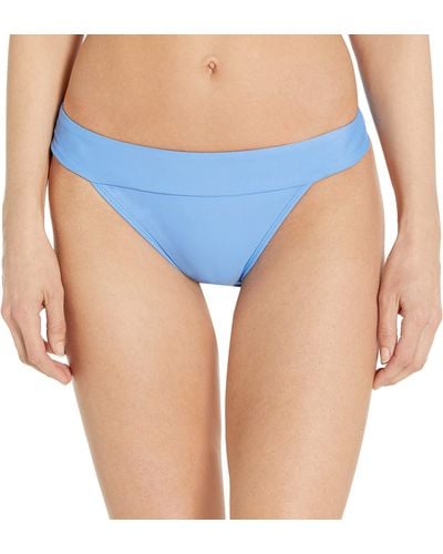Mae Swimwear Banded Cheeky Bikini Bottom,french - Blue