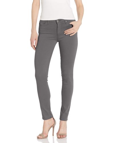 AG Jeans Prima Mid-rise Cigarette Leg Skinny Fit Pant - Gray