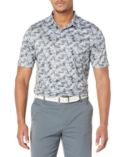 Greg Norman Collection Shark Shiver Polo - Blue