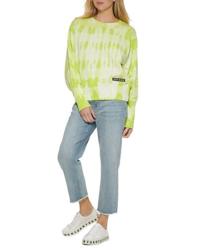 DKNY Cozy Soft Everyday Sweater Pull Over - Yellow