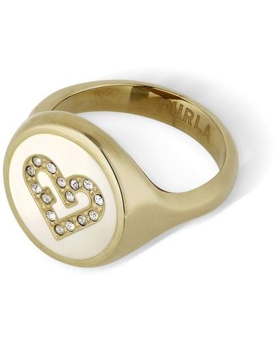 Furla Heart Ring - Metallic