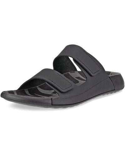 Ecco Cozmo Two Band Buckle Sandal Size - Black