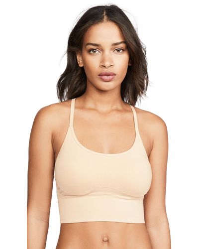 Yummie Evelyn Seamless Long Line Wire Free Racer Back Bra - Multicolor
