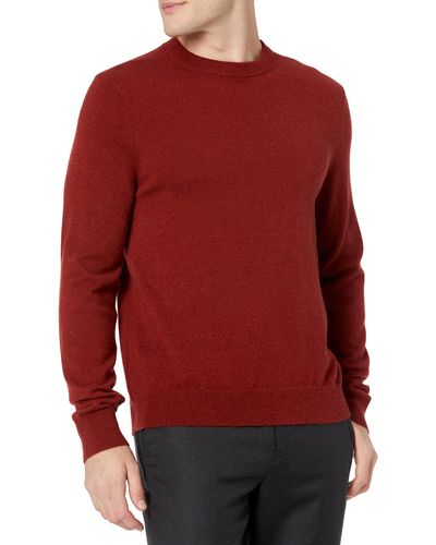 Theory Hilles Crew.cashmere Supreme - Red