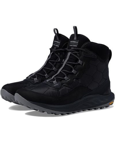 Merrell Antora 3 Thermo Mid Zip Waterproof Snow Boot - Black