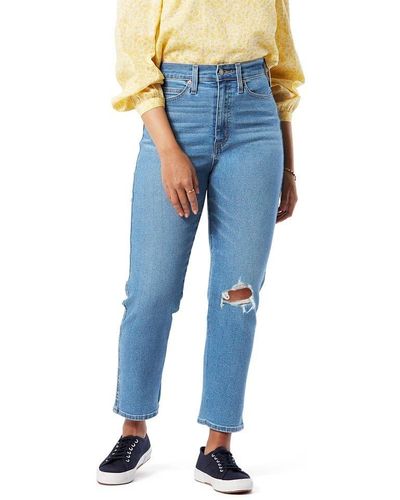 Signature by Levi Strauss & Co. Gold Label Heritage High Rise Straight - Blue