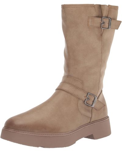Dr. Scholls S Vip Boot Toasted Taupe Synthetic 10 M - Brown