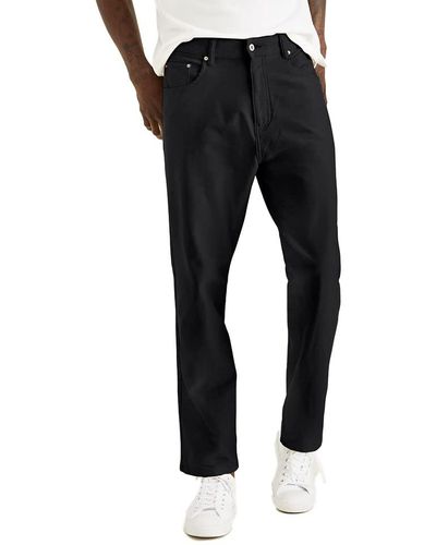 Dockers Comfort Jean Cut Straight Fit Smart 360 Knit Pants - Black