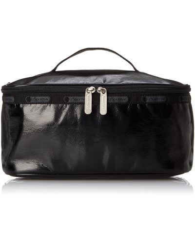 LeSportsac Large Rectangular Train Case Cosmetic Bag - Black