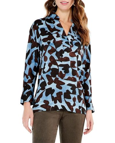 sky-blue-blouses-for-women-lyst