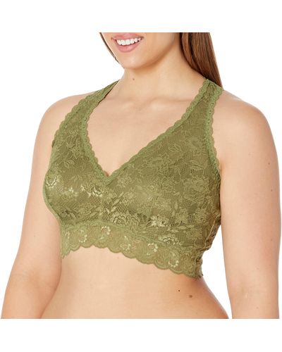 Cosabella Plus Size Say Never Extended Racie Racerback Bralette - Green