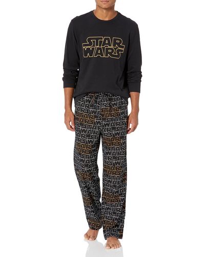 Amazon Essentials Star Wars Pajama Sleep Sets - Black