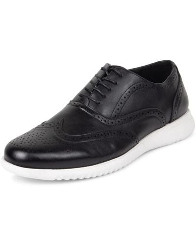 Kenneth Cole Nio Wing Lace Up Oxford - Black