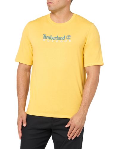 Timberland Anti-uv Printed Tee - Yellow