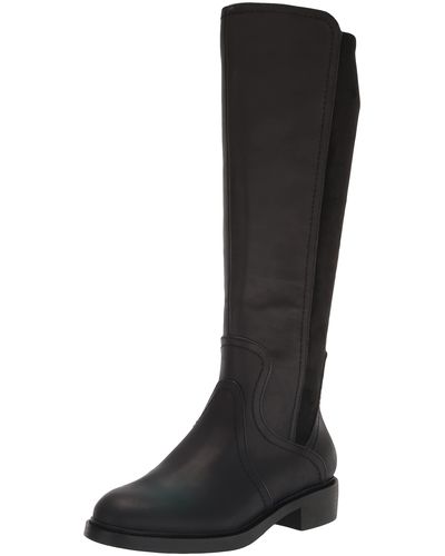 Lucky Brand Quenbe Riding Boot Fashion - Black