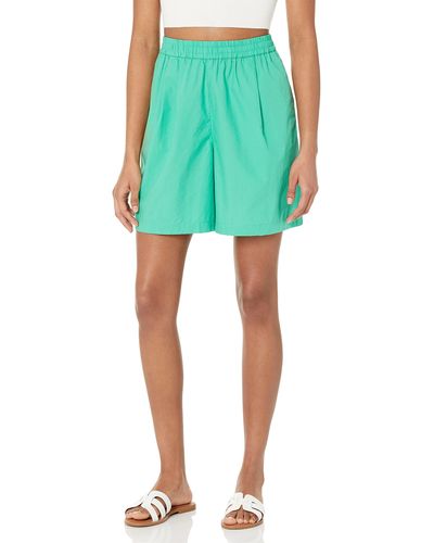 The Drop Jada High Wiast Loose Fit Short - Green