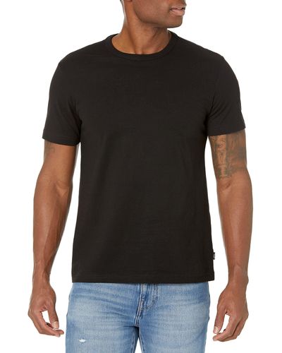 Lee Jeans Kurzärmeliges weicher Baumwolle T-Shirt - Schwarz