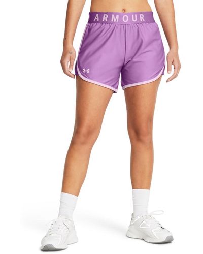 Under Armour Play Up 5" Shorts - Purple