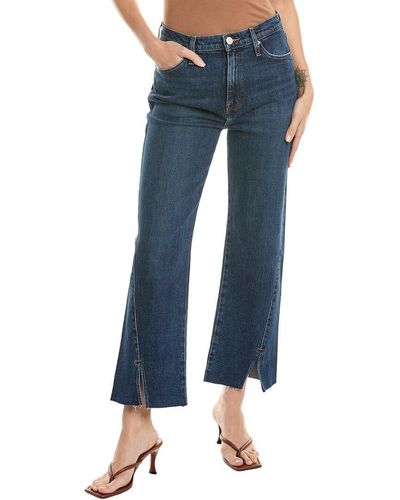 Hudson Jeans Remi High-rise Fwd Seam W/cf Vent Ankle Jeans - Blue