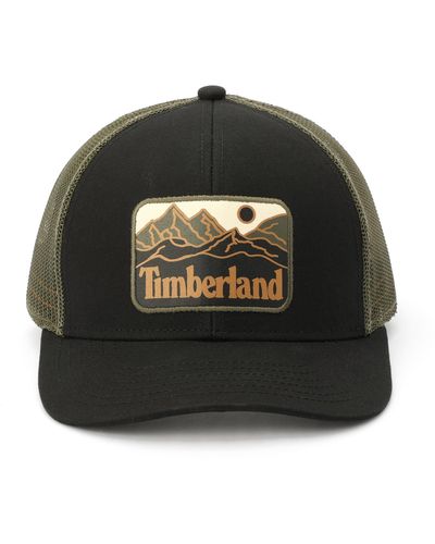 Timberland Mountain Line Patch Trucker - Black