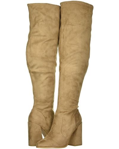 Jessica Simpson Brixten Over The Knee Boot Wide - Natural