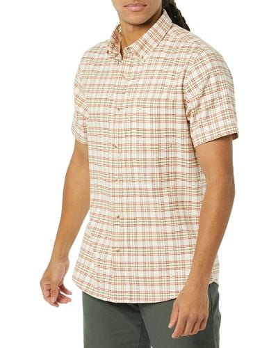 Goodthreads Slim-fit Short-sleeve Stretch Oxford Shirt With Pocket_dnu - White