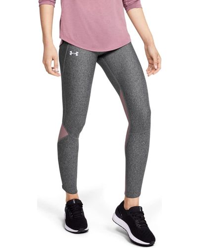 Under Armour Ua Armor Fly-fast Tights Xl Black - Pink