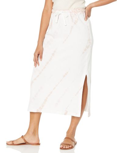 Splendid Celeste Skirt Side Slit Design - White