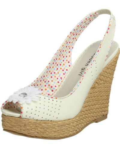 Madden Girl Vyolit Espadrille,white Paris,5.5 M - Natural