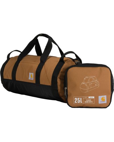 Carhartt Classic Round Duffel With Utility Pouch - Brown