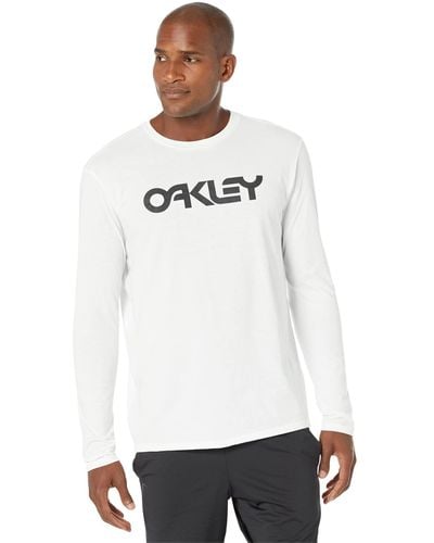 Oakley 's Mark Ii Long Sleeve Tee 2.0 T-shirt - White