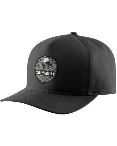 Carhartt Canvas Mountain Patch Cap Baseballkappe - Schwarz