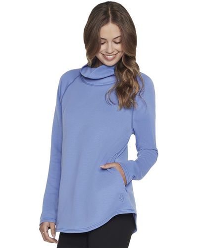 Skechers Womens Skechcloud Tunic Sweatshirt - Blue