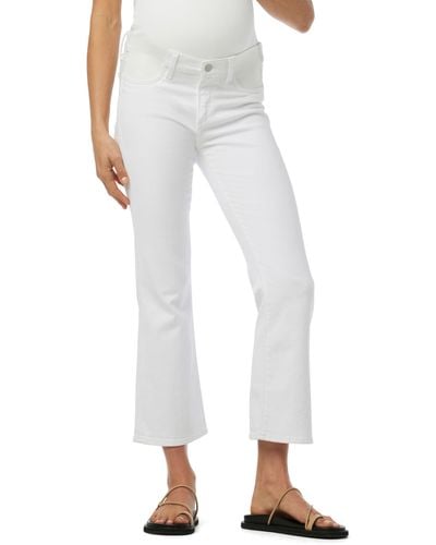 Joe's Jeans Jeans The Icon Crop Bootcut Maternity - White