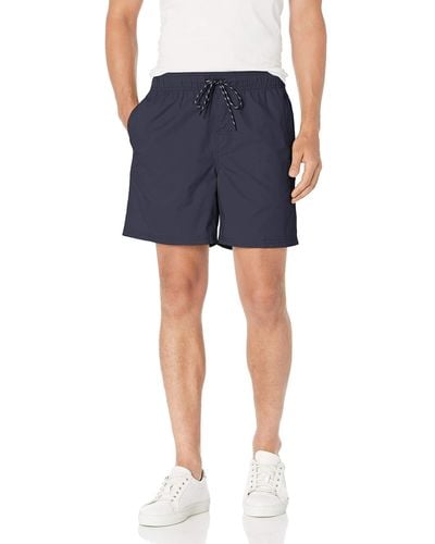 Amazon Essentials 7 "Drawstring Walk Kurze Shorts mit flacher Vorderseite - Blau