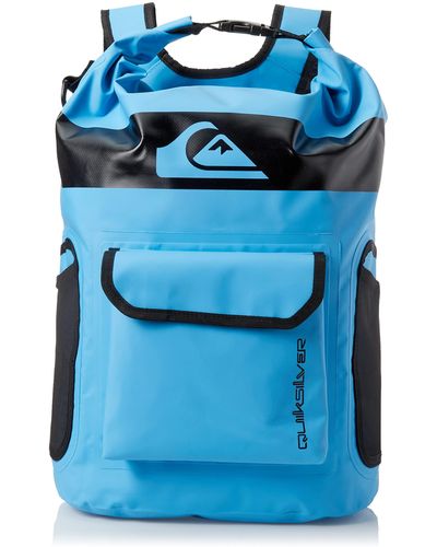 Quiksilver Adult Sea Stash Mid Dry Water Surf Bag Daypack Backpacks - Blue
