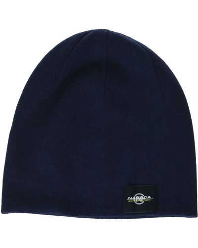 Nautica Competition Sustainably Crafted Logo Beanie - Blue