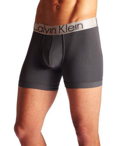 Calvin Klein Men's Hip Brief Metallic Chrome Cotton Ck U5820